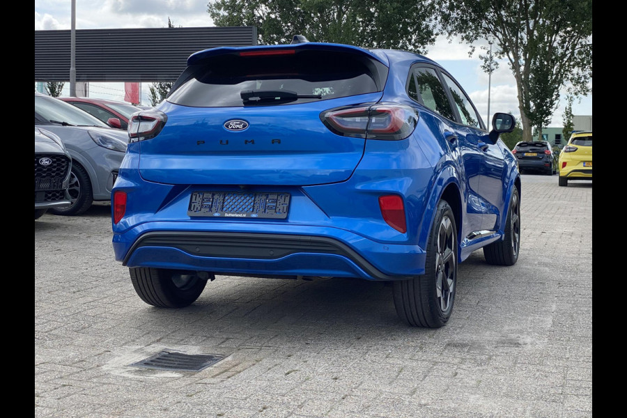 Ford Puma 1.0 EcoBoost Hybrid ST-Line X 155pk Automaat | Panoramadak | Afneembare trekhaak | Winter Pack | Adaptive cruise control | 360 graden camera | Bang&Olufsen | Elektrsiche achterklep | Matrix LED | TREKHAKEN