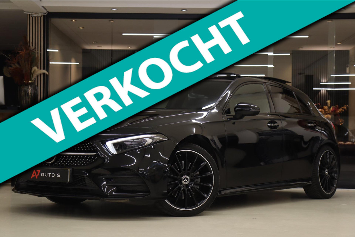 Mercedes-Benz A-Klasse 220 AMG Pano/Memory/Sfeer/Camera/Laneassist/BOMVOL Mercedes-Benz A-Klasse 220 AMG Pano/Memory/Sfeer/Camera/Laneassist/BOMVOL