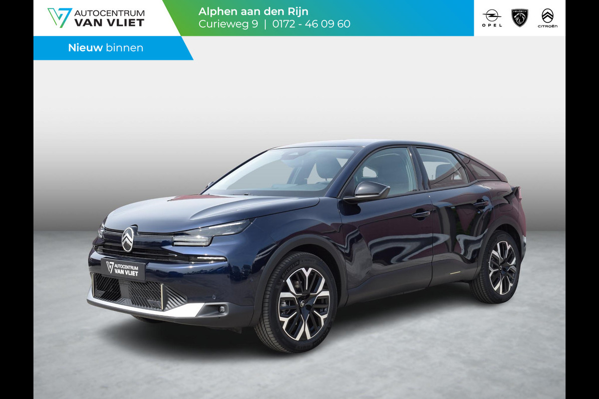 Citroën Ë-C4 Business 156pk Extended range 54 kWh CAMERA MET SENSOREN | NAVI & CARPLAY | E.C.C. | STOELVERWARMING | UIT VOORRAAD LEVERBAAR Citroën Ë-C4 Business 156pk Extended range 54 kWh CAMERA MET SENSOREN | NAVI & CARPLAY | E.C.C. | STOELVERWARMING | UIT VOORRAAD LEVERBAAR