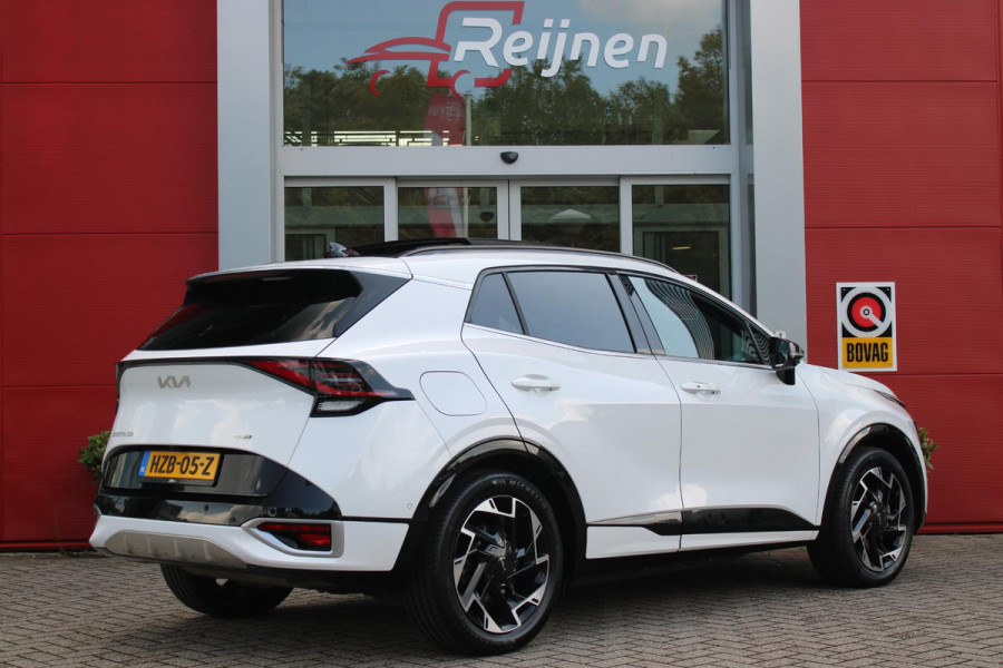 Kia Sportage 1.6 T-GDi Plug-in Hybrid AWD GT-Line | PANORAMISCH SCHUIF / KANTELDAK | 360° CAMERA | 19"GT-LINE VELGEN | ZWARTE HEMELBEKLEDING | MATRIX LED KOPLAMPEN | INTELLIGENT KOPLAMPSYSTEEM (FLS)| TRIPLE ZONE CLIMATE CONTROL | LEDERENBEKLEDING | STOEL VERWARMING/ VENTILATIE | STUUR VERWARMING | ACHTERBANK VERWARMING |  DODEHOEKASSITENTIE (BCA)|