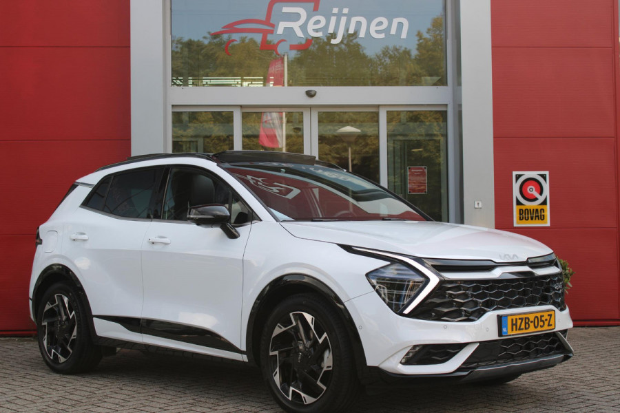Kia Sportage 1.6 T-GDi Plug-in Hybrid AWD GT-Line | PANORAMISCH SCHUIF / KANTELDAK | 360° CAMERA | 19"GT-LINE VELGEN | ZWARTE HEMELBEKLEDING | MATRIX LED KOPLAMPEN | INTELLIGENT KOPLAMPSYSTEEM (FLS)| TRIPLE ZONE CLIMATE CONTROL | LEDERENBEKLEDING | STOEL VERWARMING/ VENTILATIE | STUUR VERWARMING | ACHTERBANK VERWARMING |  DODEHOEKASSITENTIE (BCA)|