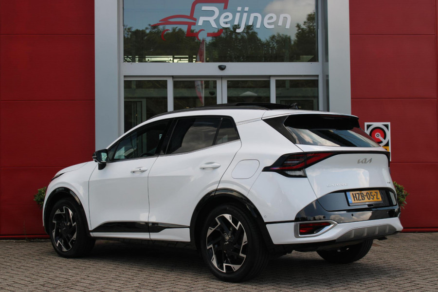 Kia Sportage 1.6 T-GDi Plug-in Hybrid AWD GT-Line | PANORAMISCH SCHUIF / KANTELDAK | 360° CAMERA | 19"GT-LINE VELGEN | ZWARTE HEMELBEKLEDING | MATRIX LED KOPLAMPEN | INTELLIGENT KOPLAMPSYSTEEM (FLS)| TRIPLE ZONE CLIMATE CONTROL | LEDERENBEKLEDING | STOEL VERWARMING/ VENTILATIE | STUUR VERWARMING | ACHTERBANK VERWARMING |  DODEHOEKASSITENTIE (BCA)|