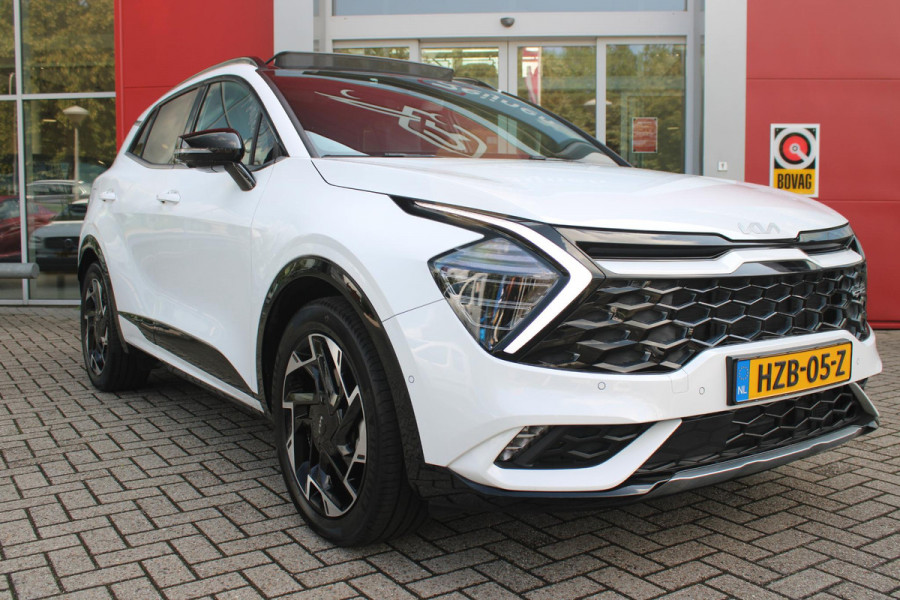 Kia Sportage 1.6 T-GDi Plug-in Hybrid AWD GT-Line | PANORAMISCH SCHUIF / KANTELDAK | 360° CAMERA | 19"GT-LINE VELGEN | ZWARTE HEMELBEKLEDING | MATRIX LED KOPLAMPEN | INTELLIGENT KOPLAMPSYSTEEM (FLS)| TRIPLE ZONE CLIMATE CONTROL | LEDERENBEKLEDING | STOEL VERWARMING/ VENTILATIE | STUUR VERWARMING | ACHTERBANK VERWARMING |  DODEHOEKASSITENTIE (BCA)|