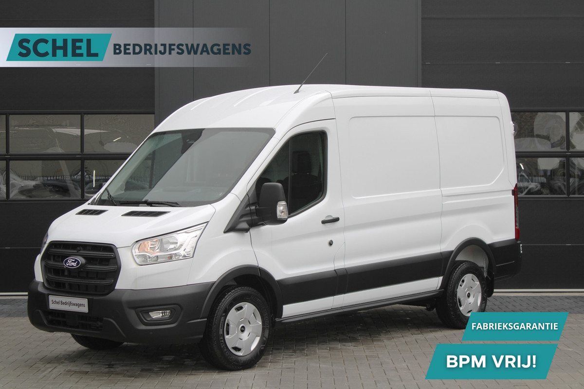 Ford Transit 350 2.0 TDCI L2H2 Trend 130pk - Facelift - Adaptive Cruise - Navigatie - Blind Spot - 360 Camera - Stoel - Stuurverwarming - Rij
