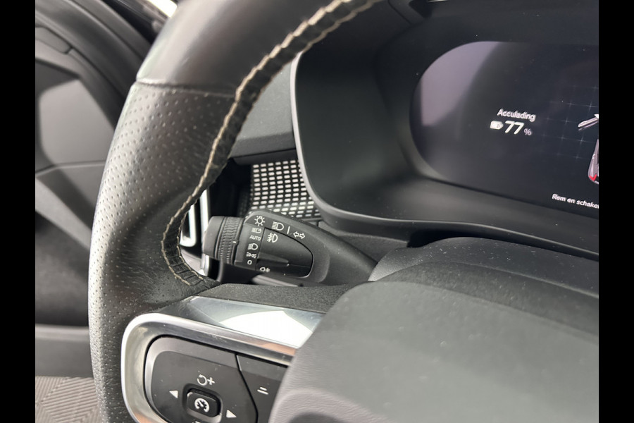 Volvo XC40 Recharge P8 AWD R-Design [ 3-Fase ] (INCL-BTW) *HEATPUMP | LEATHER-ALCANTARA | DIGI-COCKPIT | FULL-LED | PREMIUM-AUDIO | TOP-VIEW | CARPLAY | NAVI-FULLMAP | ECC | PDC | HEATED-SPORTSEATS | BLIS | PRIVACY-GLASS | 19''ALU *