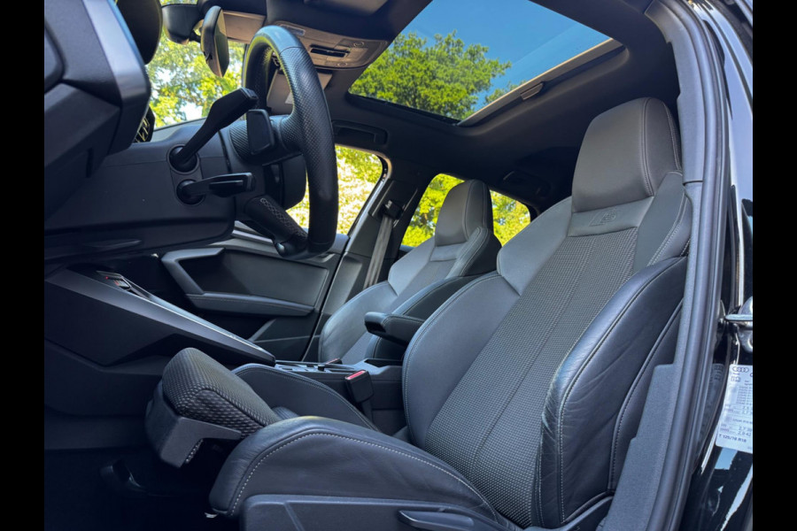 Audi A3 Sportback 35TFSI 150PK S-LINE PANORAMADAK STOELVERWARMING NAP NEDERLANDSE AUTO RS ZETELS NIEUWE MODEL
