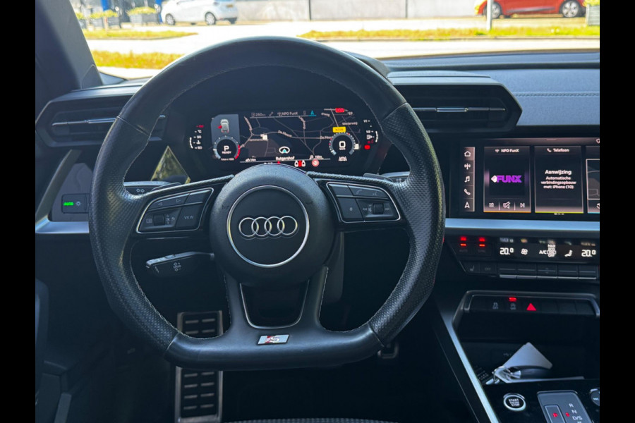 Audi A3 Sportback 35TFSI 150PK S-LINE PANORAMADAK STOELVERWARMING NAP NEDERLANDSE AUTO RS ZETELS NIEUWE MODEL