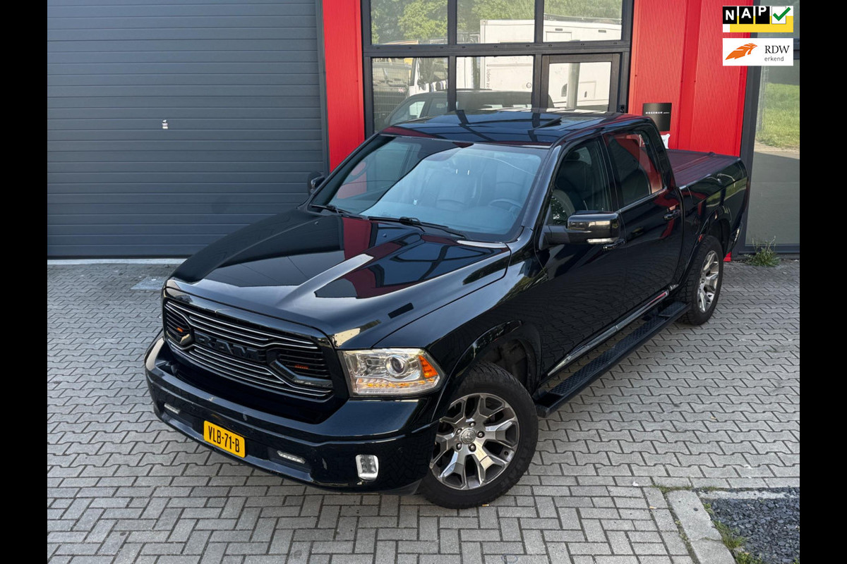 Dodge Ram 1500 5.7 V8 CREW CAB GAS LIMITED DONKERE HEMEL SCHUIFDAK LUCHTVERING RAMBOX TREKHAAK 3500KG STOELVERWARMING Dodge Ram 1500 5.7 V8 CREW CAB GAS LIMITED DONKERE HEMEL SCHUIFDAK LUCHTVERING RAMBOX TREKHAAK 3500KG STOELVERWARMING