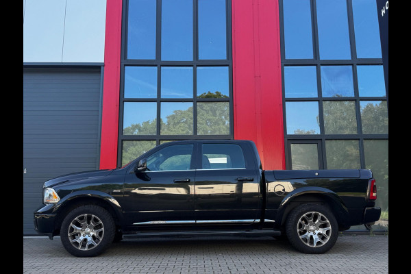 Dodge Ram 1500 5.7 V8 CREW CAB GAS LIMITED DONKERE HEMEL SCHUIFDAK LUCHTVERING RAMBOX TREKHAAK 3500KG STOELVERWARMING