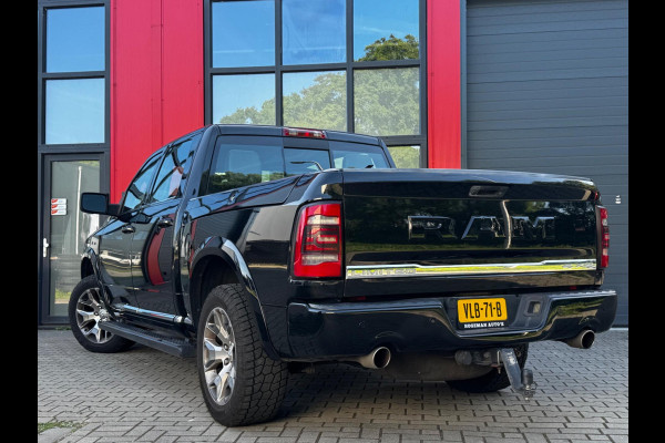 Dodge Ram 1500 5.7 V8 CREW CAB GAS LIMITED DONKERE HEMEL SCHUIFDAK LUCHTVERING RAMBOX TREKHAAK 3500KG STOELVERWARMING