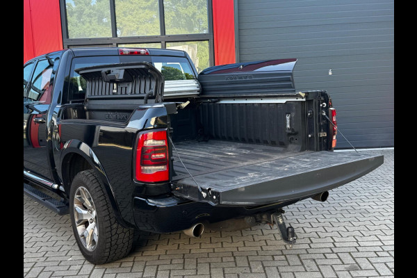 Dodge Ram 1500 5.7 V8 CREW CAB GAS LIMITED DONKERE HEMEL SCHUIFDAK LUCHTVERING RAMBOX TREKHAAK 3500KG STOELVERWARMING