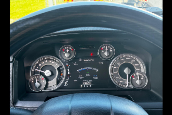 Dodge Ram 1500 5.7 V8 CREW CAB GAS LIMITED DONKERE HEMEL SCHUIFDAK LUCHTVERING RAMBOX TREKHAAK 3500KG STOELVERWARMING