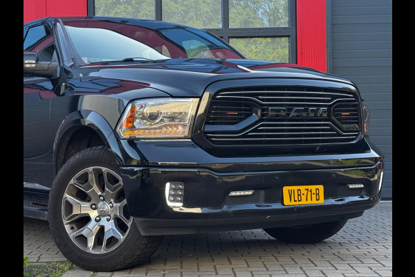 Dodge Ram 1500 5.7 V8 CREW CAB GAS LIMITED DONKERE HEMEL SCHUIFDAK LUCHTVERING RAMBOX TREKHAAK 3500KG STOELVERWARMING