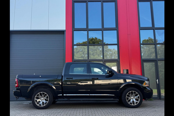 Dodge Ram 1500 5.7 V8 CREW CAB GAS LIMITED DONKERE HEMEL SCHUIFDAK LUCHTVERING RAMBOX TREKHAAK 3500KG STOELVERWARMING