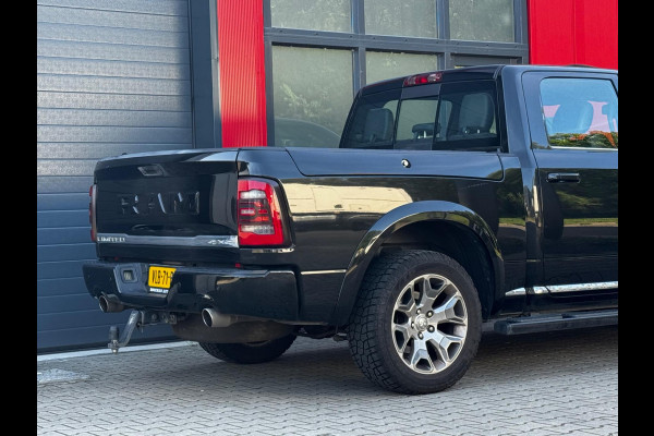 Dodge Ram 1500 5.7 V8 CREW CAB GAS LIMITED DONKERE HEMEL SCHUIFDAK LUCHTVERING RAMBOX TREKHAAK 3500KG STOELVERWARMING