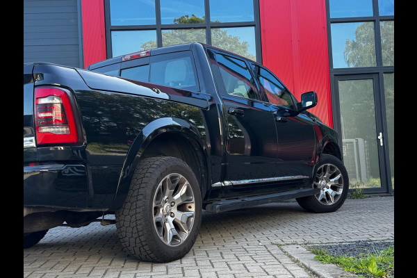 Dodge Ram 1500 5.7 V8 CREW CAB GAS LIMITED DONKERE HEMEL SCHUIFDAK LUCHTVERING RAMBOX TREKHAAK 3500KG STOELVERWARMING