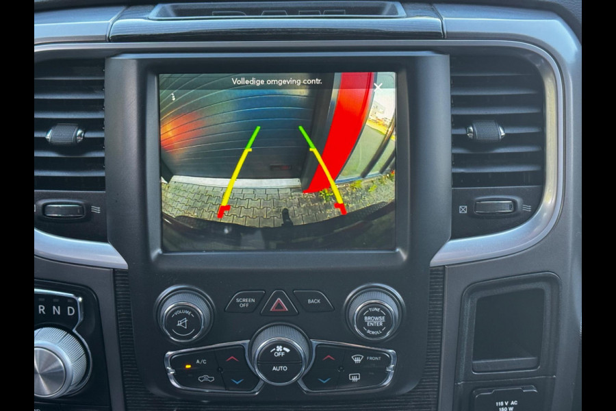Dodge Ram 1500 5.7 V8 CREW CAB GAS LIMITED DONKERE HEMEL SCHUIFDAK LUCHTVERING RAMBOX TREKHAAK 3500KG STOELVERWARMING