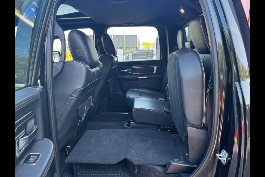 Dodge Ram 1500 5.7 V8 CREW CAB GAS LIMITED DONKERE HEMEL SCHUIFDAK LUCHTVERING RAMBOX TREKHAAK 3500KG STOELVERWARMING