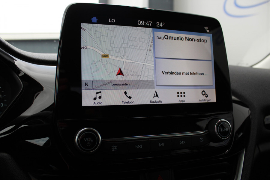 Ford Fiesta 1.0-100pk EcoBoost Titanium. Mooie en zuinige Ford Fiesta in de luxe Titanium uitvoering.