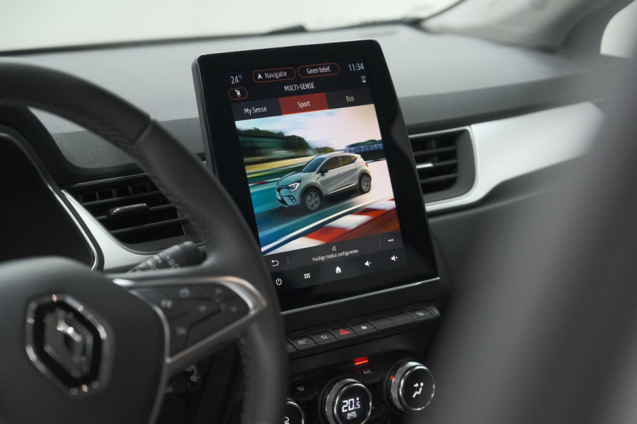 Renault Captur Mild Hybrid 140 EDC Techno | Camera | 9.3 Inch Scherm | Apple Carplay | Parkeersensoren | Allseason Banden | Stoelverwarming