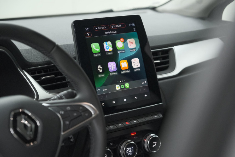 Renault Captur Mild Hybrid 140 EDC Techno | Camera | 9.3 Inch Scherm | Apple Carplay | Parkeersensoren | Allseason Banden | Stoelverwarming