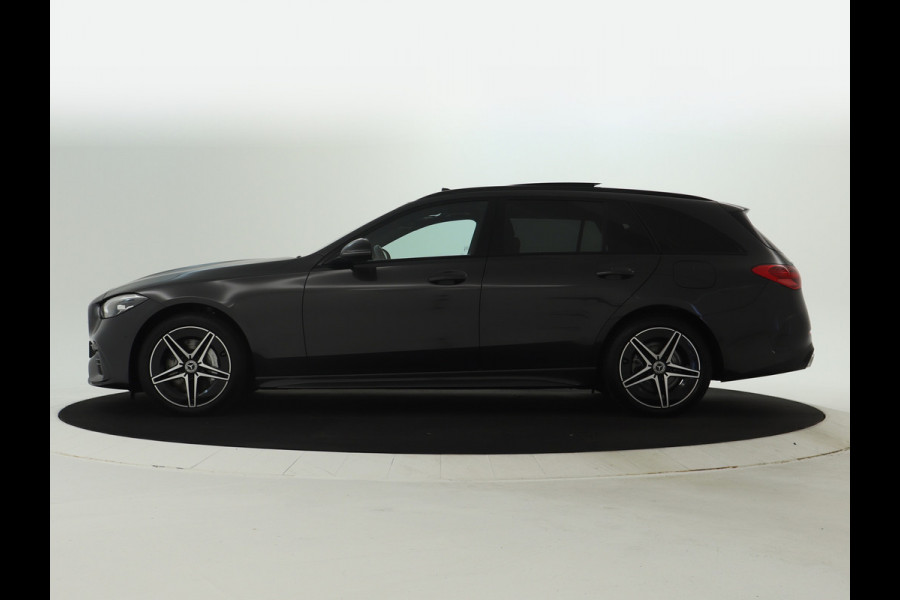 Mercedes-Benz C-Klasse Estate 300 e AMG Line AMG Line | Night Pakket | Trekhaak | Panorama Schuif-Kanteldak | Inclusief 24 maanden MB Certified garantie voor Europa.