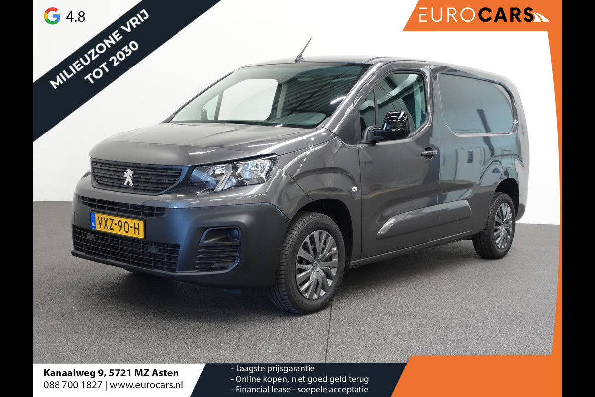 Peugeot Partner 1.5 L2 Trekhaal Cruise control Airco Parkeersensoren 3-zits Apple Carplay / Android Auto Euro6 Peugeot Partner 1.5 L2 Trekhaal Cruise control Airco Parkeersensoren 3-zits Apple Carplay / Android Auto Euro6