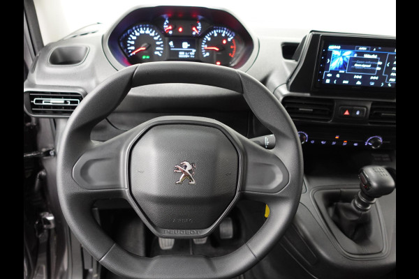 Peugeot Partner 1.5 L2 Trekhaal Cruise control Airco Parkeersensoren 3-zits Apple Carplay / Android Auto Euro6