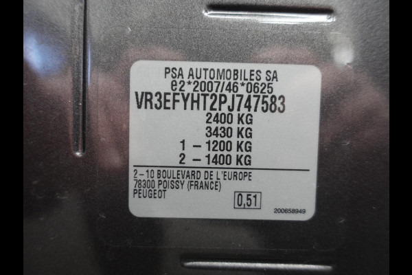 Peugeot Partner 1.5 L2 Trekhaal Cruise control Airco Parkeersensoren 3-zits Apple Carplay / Android Auto Euro6