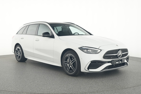 Mercedes-Benz C-Klasse Estate 300 e AMG Plug-In Hybride | AMG Line | Night Pakket | Trekhaak | Panorama Schuif-Kanteldak | Keyless-Go | Inclusief 24 maanden MB Certified garantie voor Europa.