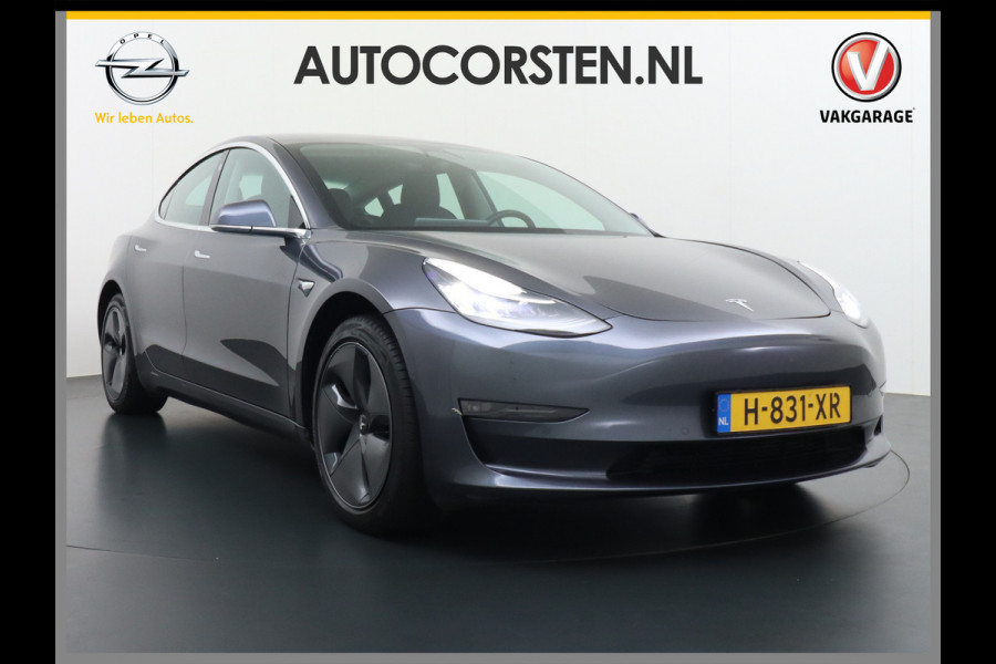Tesla Model 3 AWD 75kWh **FSD Full Self Driving MEEGELEVERD pakket** Long Range Trekhaak Premium Audio AutoPilot Panoramadak Camera's Leer Ada Automatisch Parkeren Zelfstandig-Rijstrookwissel 4WD Stoel en achterbank verwarming Elektr.Stoelen+Memory+Easy-Entry WiFi 1e Eigenaar Origineel Nederlandse Auto Garantie op Accu/Motor tot 29-06-2028/192.000km  € 67.630- nieuw!