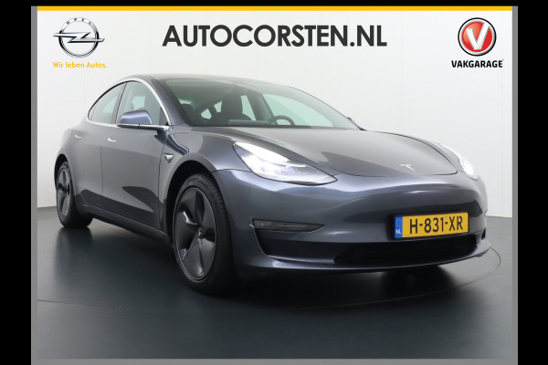Tesla Model 3 AWD 75kWh **FSD Full Self Driving MEEGELEVERD pakket** Long Range Trekhaak Premium Audio AutoPilot Panoramadak Camera's Leer Ada Automatisch Parkeren Zelfstandig-Rijstrookwissel 4WD Stoel en achterbank verwarming Elektr.Stoelen+Memory+Easy-Entry WiFi 1e Eigenaar Origineel Nederlandse Auto Garantie op Accu/Motor tot 29-06-2028/192.000km  € 67.630- nieuw!