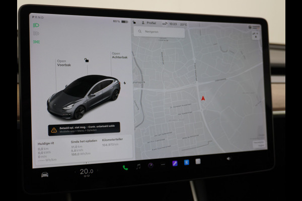 Tesla Model 3 AWD 75kWh **FSD Full Self Driving MEEGELEVERD pakket** Long Range Trekhaak Premium Audio AutoPilot Panoramadak Camera's Leer Ada Automatisch Parkeren Zelfstandig-Rijstrookwissel 4WD Stoel en achterbank verwarming Elektr.Stoelen+Memory+Easy-Entry WiFi 1e Eigenaar Origineel Nederlandse Auto Garantie op Accu/Motor tot 29-06-2028/192.000km  € 67.630- nieuw!
