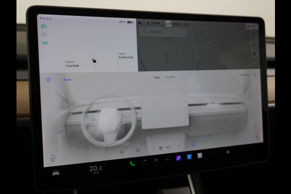 Tesla Model 3 AWD 75kWh **FSD Full Self Driving MEEGELEVERD pakket** Long Range Trekhaak Premium Audio AutoPilot Panoramadak Camera's Leer Ada Automatisch Parkeren Zelfstandig-Rijstrookwissel 4WD Stoel en achterbank verwarming Elektr.Stoelen+Memory+Easy-Entry WiFi 1e Eigenaar Origineel Nederlandse Auto Garantie op Accu/Motor tot 29-06-2028/192.000km  € 67.630- nieuw!