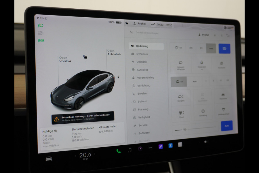 Tesla Model 3 AWD 75kWh **FSD Full Self Driving MEEGELEVERD pakket** Long Range Trekhaak Premium Audio AutoPilot Panoramadak Camera's Leer Ada Automatisch Parkeren Zelfstandig-Rijstrookwissel 4WD Stoel en achterbank verwarming Elektr.Stoelen+Memory+Easy-Entry WiFi 1e Eigenaar Origineel Nederlandse Auto Garantie op Accu/Motor tot 29-06-2028/192.000km  € 67.630- nieuw!