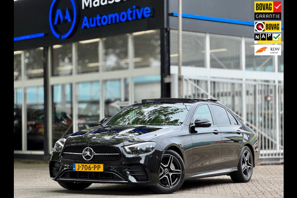 Mercedes-Benz E-Klasse AMG Pano Burmester Drive Pilot Memory Sfeerverlichting Dodehoeksensor Adaptive cruise Dealerondehrouden