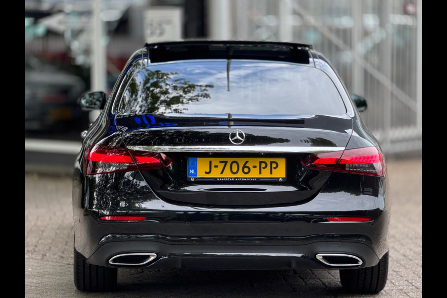 Mercedes-Benz E-Klasse AMG Pano Burmester Drive Pilot Memory Sfeerverlichting Dodehoeksensor Adaptive cruise Dealerondehrouden