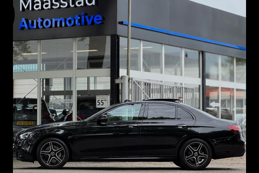 Mercedes-Benz E-Klasse AMG Pano Burmester Drive Pilot Memory Sfeerverlichting Dodehoeksensor Adaptive cruise Dealerondehrouden