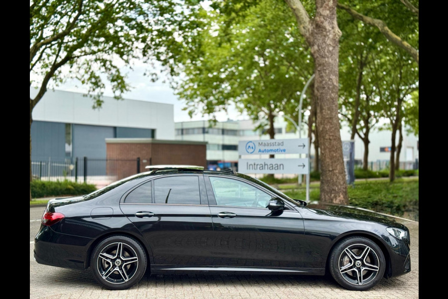 Mercedes-Benz E-Klasse AMG Pano Burmester Drive Pilot Memory Sfeerverlichting Dodehoeksensor Adaptive cruise Dealerondehrouden