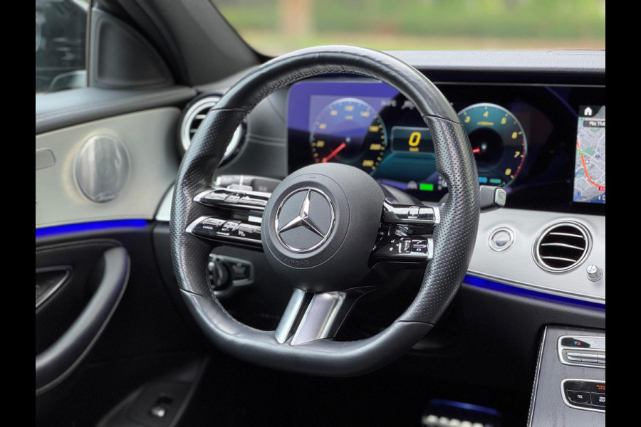 Mercedes-Benz E-Klasse AMG Pano Burmester Drive Pilot Memory Sfeerverlichting Dodehoeksensor Adaptive cruise Dealerondehrouden