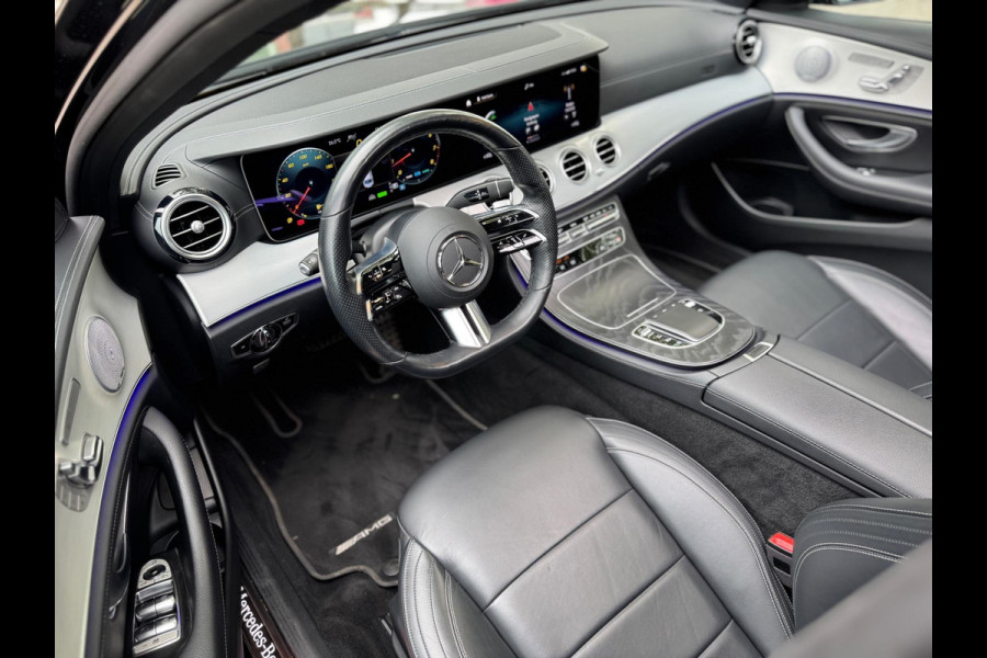 Mercedes-Benz E-Klasse AMG Pano Burmester Drive Pilot Memory Sfeerverlichting Dodehoeksensor Adaptive cruise Dealerondehrouden
