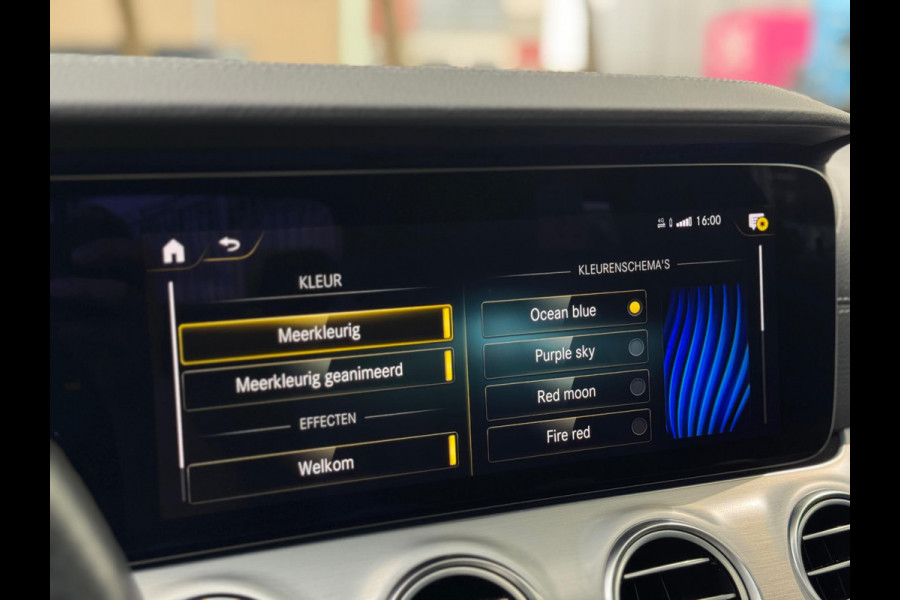 Mercedes-Benz E-Klasse AMG Pano Burmester Drive Pilot Memory Sfeerverlichting Dodehoeksensor Adaptive cruise Dealerondehrouden