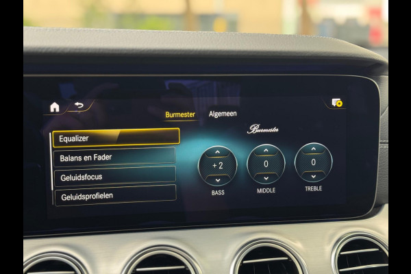Mercedes-Benz E-Klasse AMG Pano Burmester Drive Pilot Memory Sfeerverlichting Dodehoeksensor Adaptive cruise Dealerondehrouden