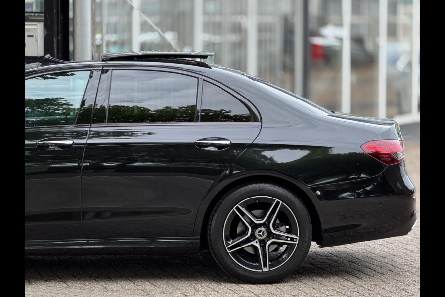 Mercedes-Benz E-Klasse AMG Pano Burmester Drive Pilot Memory Sfeerverlichting Dodehoeksensor Adaptive cruise Dealerondehrouden