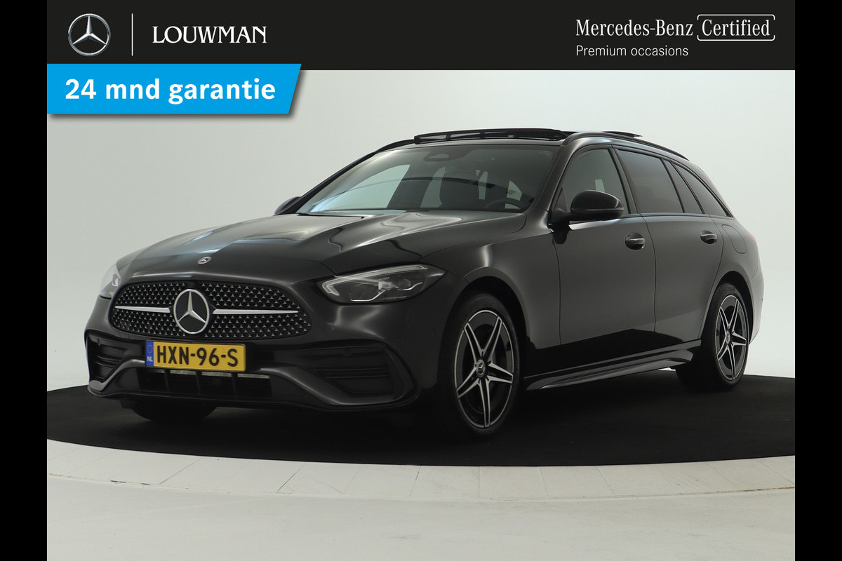 Mercedes-Benz C-Klasse Estate 300 e AMG Line AMG Line | Night Pakket | Trekhaak | Panorama Schuif-Kanteldak | Inclusief 24 maanden MB Certified garantie voor Europa. Mercedes-Benz C-Klasse Estate 300 e AMG Line AMG Line | Night Pakket | Trekhaak | Panorama Schuif-Kanteldak | Inclusief 24 maanden MB Certified garantie voor Europa.