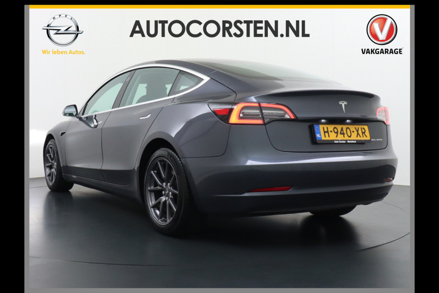 Tesla Model 3 Long Range AWD 75kWh 463PK Lmv FSD-3 Computer Premium Audio AutoPilot Panoramadak Camera's Leer Adaptive-Cruise-Control+Stop&Go  4WD Stoel en achterbank verwarming Elektr.Stoelen+Memory+Easy-Entry WiFi 1e Eigenaar Origineel Nederlandse Auto Garantie op Accu/Motor tot 25-06-2028/192.000km