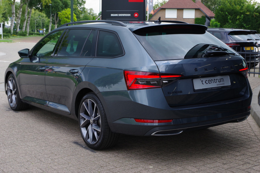Škoda Superb Combi 1.4 TSI iV Sportline 218 PK BNS PHEV, Trekhaak, Memory, Canton Sound, Carplay, Camera