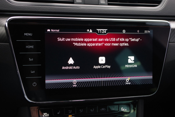 Škoda Superb Combi 1.4 TSI iV Sportline 218 PK BNS PHEV, Trekhaak, Memory, Canton Sound, Carplay, Camera