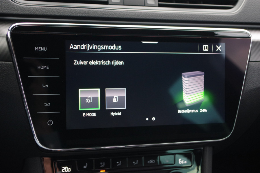 Škoda Superb Combi 1.4 TSI iV Sportline 218 PK BNS PHEV, Trekhaak, Memory, Canton Sound, Carplay, Camera