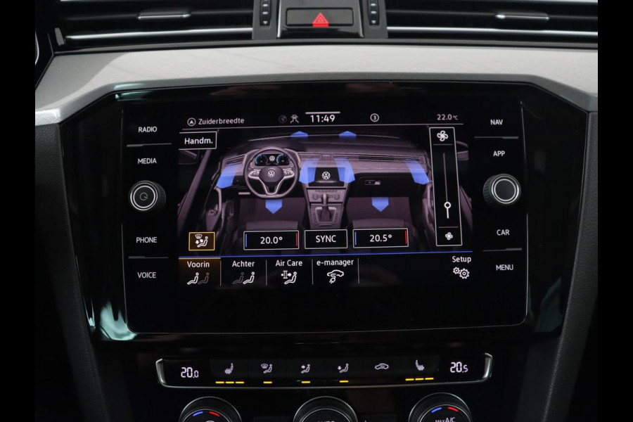 Volkswagen Passat 1.4 TSI PHEV GTE | Panoramadak | Stoelverwarming | Trekhaak | Camera | Adaptive cruise | Matrix LED | Carplay | Navigatie